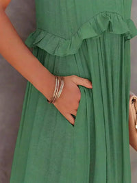 Vivienne | Women's Layered Tier Design Maxi Dress