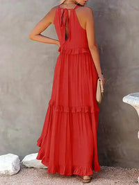 Vivienne | Women's Layered Tier Design Maxi Dress