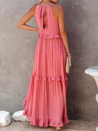 Vivienne | Women's Layered Tier Design Maxi Dress