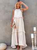 Vivienne | Women's Layered Tier Design Maxi Dress