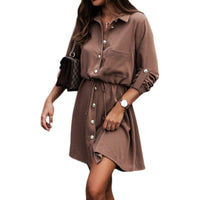 Wendelina | Women's Button-Front Dress – Casual Dress