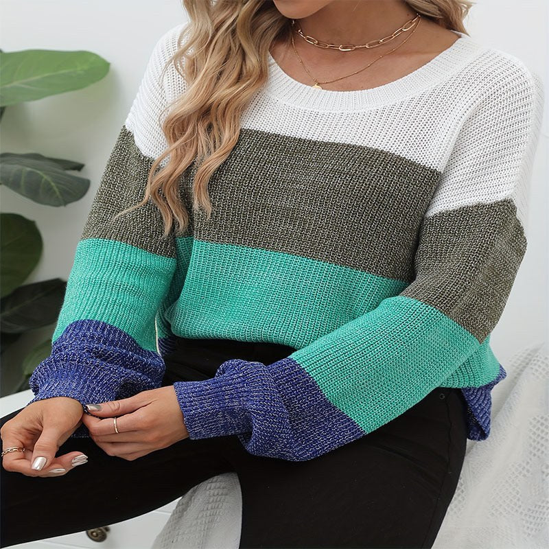 Wendeline | Women's Knit Fashionable Casual Sweater in White
