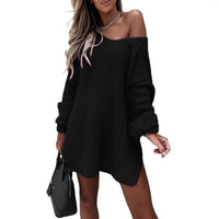 Wilhelmina | Women's V-Neck Knit Casual Sweater in Green