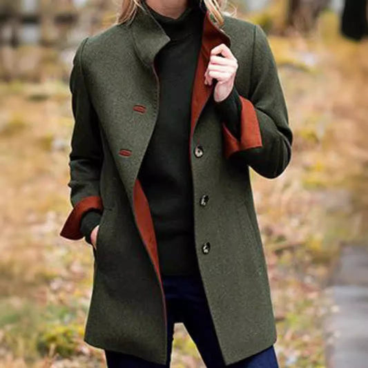 Willemijn | Women's Pockets Elegant Coat