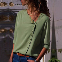 Winifreda | Women's Blouse in Green