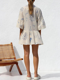 Wivina | Women's Botanical Print Mini Sundress