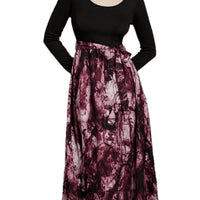 Wladyslawa | Women's Skirt – Maxi Skirt in Burgundy