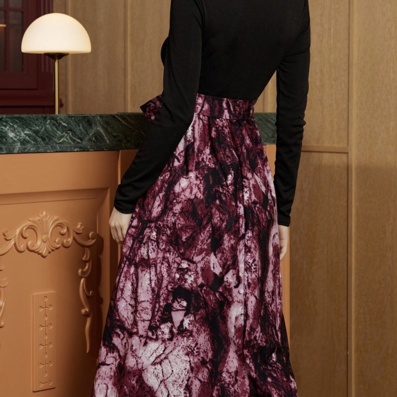 Wladyslawa | Women's Skirt – Maxi Skirt in Burgundy