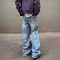 Xanthippe | Women's Fashionable Vintage Jeans in Light Blue