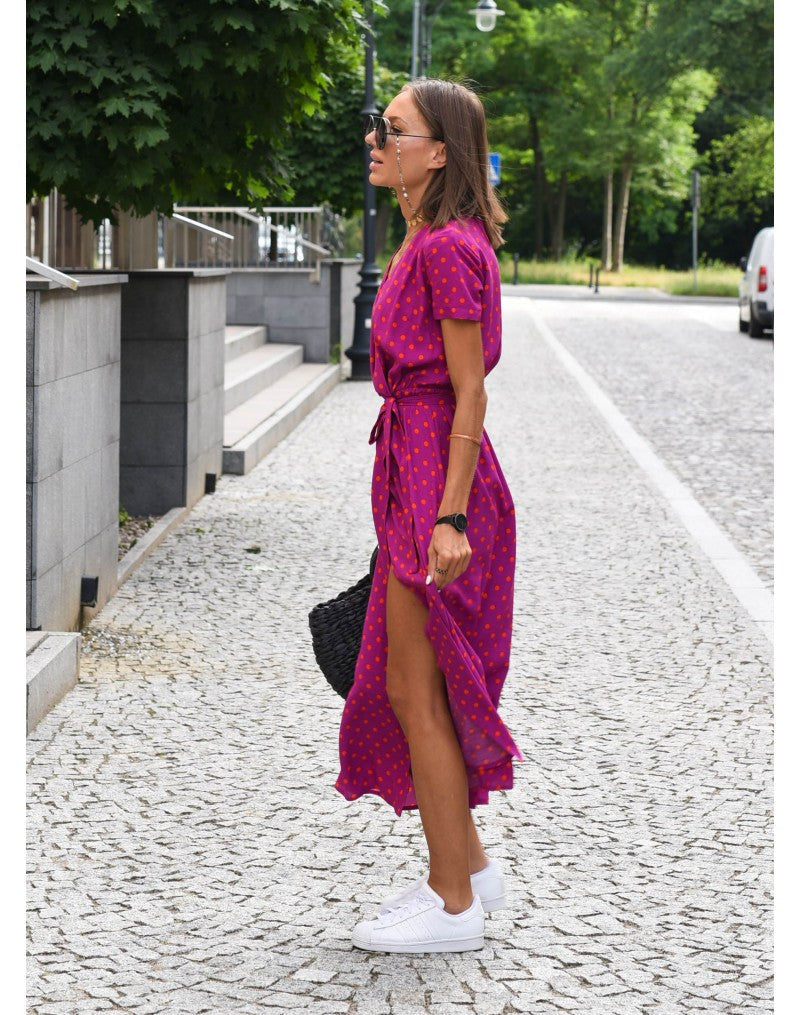 Yolanda | Women's Mid-calf Length Silhouette Dress