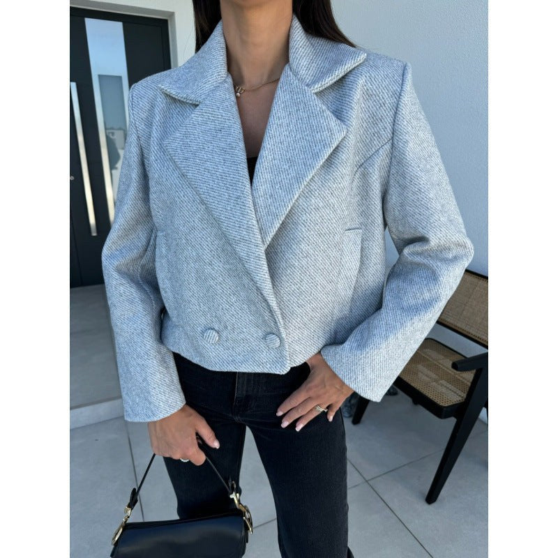 Yolanthe | Women's Blazer in Light Gray