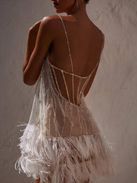 Ysolde | Women's Open Back Mini Sundress