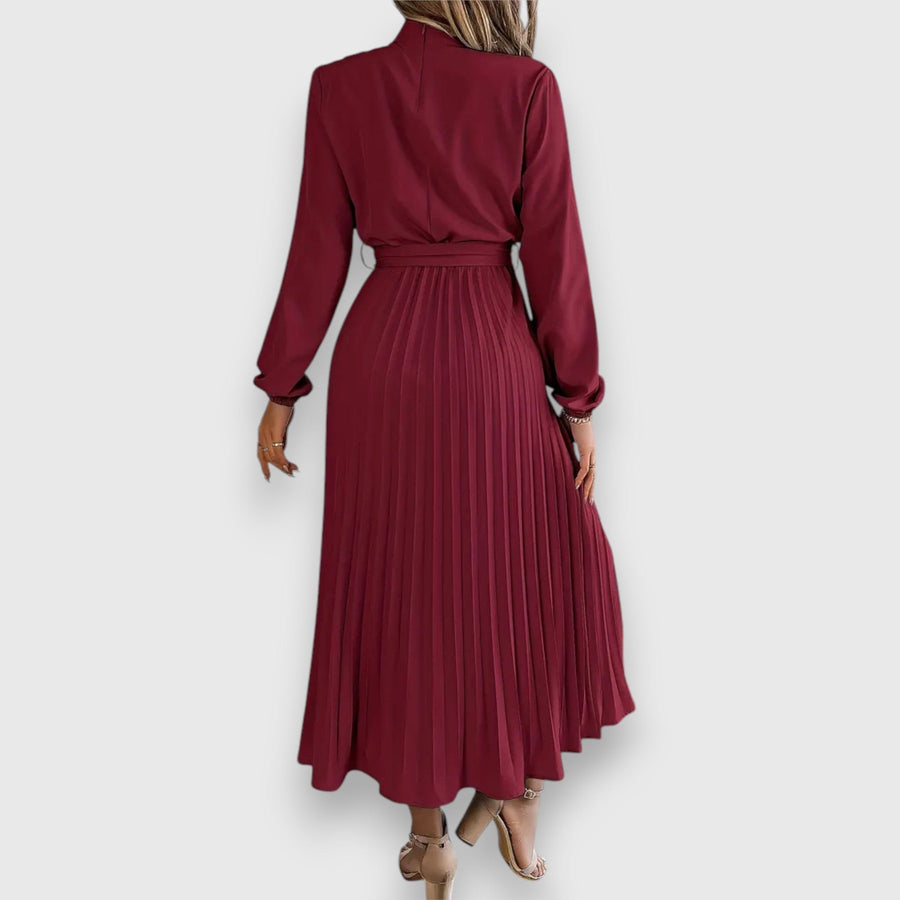 Yvette | Women's Midi Pleated Skirt Dress