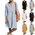Yvette | Women's Pockets Hooded Casual Summer Dress