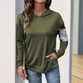 Zelda | Women's Zip Asymmetric Pockets Hooded Hoodie