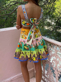 Zephyrine | Women's Square Neck Mini Sundress