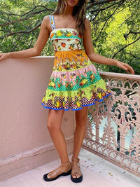 Zephyrine | Women's Square Neck Mini Sundress