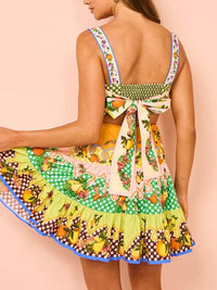 Zephyrine | Women's Square Neck Mini Sundress