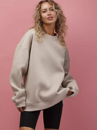 Zephyrine | Women's Oversized Soft Sweatshirt – Oversized Hoodie in Apricot