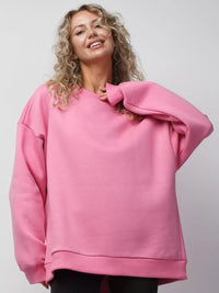 Zephyrine | Women's Oversized Soft Sweatshirt – Oversized Hoodie in Pink