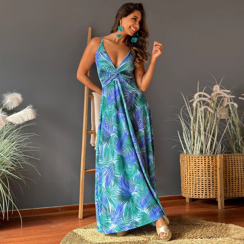 Zerbinetta | Women's Maxi Dress in Blue