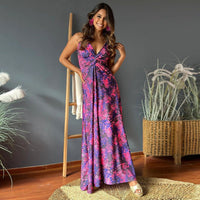 Zerbinetta | Women's Maxi Dress in Purple