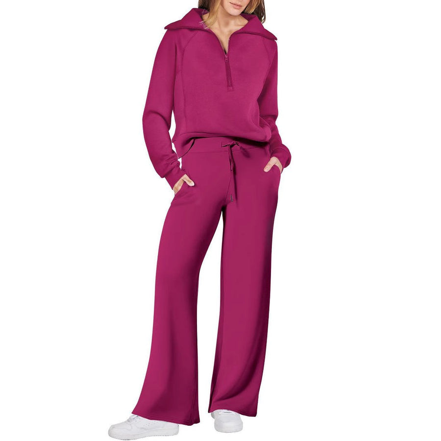 Zinaida | Women's Elegant Sweater in Magenta
