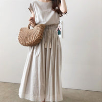 Zofia | Women's Tailored Maxi Dress in Apricot