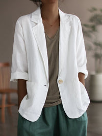 Zosia | Women's Blazer in White