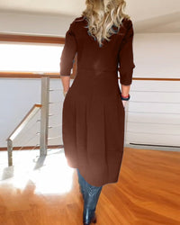 Zuleika | Women's Round Neck Midi Dress