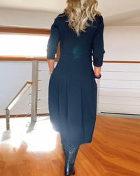 Zuleika | Women's Round Neck Midi Dress