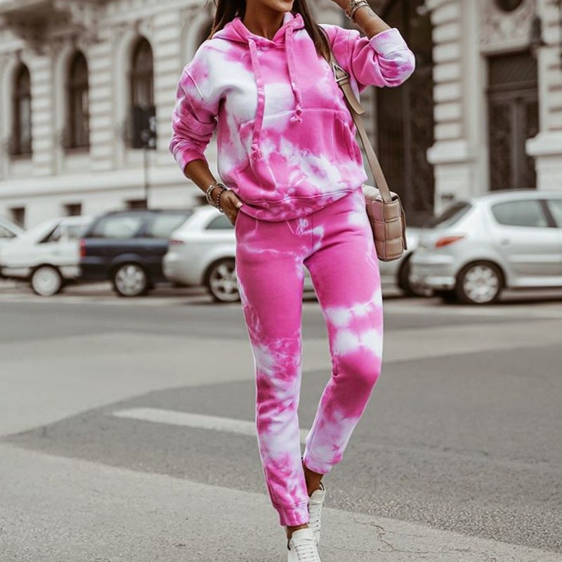 Zuleika | Women's Hooded Casual Joggers in Purple