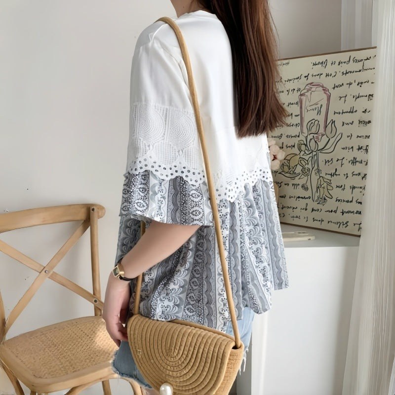Zulima | Women's Lace Trim Blouse