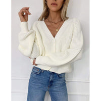 Zuzana | Women's Knit Cardigan in White