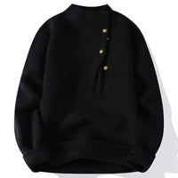Avenue Wool Sweater in Charcoal