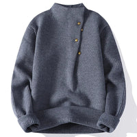 Avenue Wool Sweater in Slate Gray