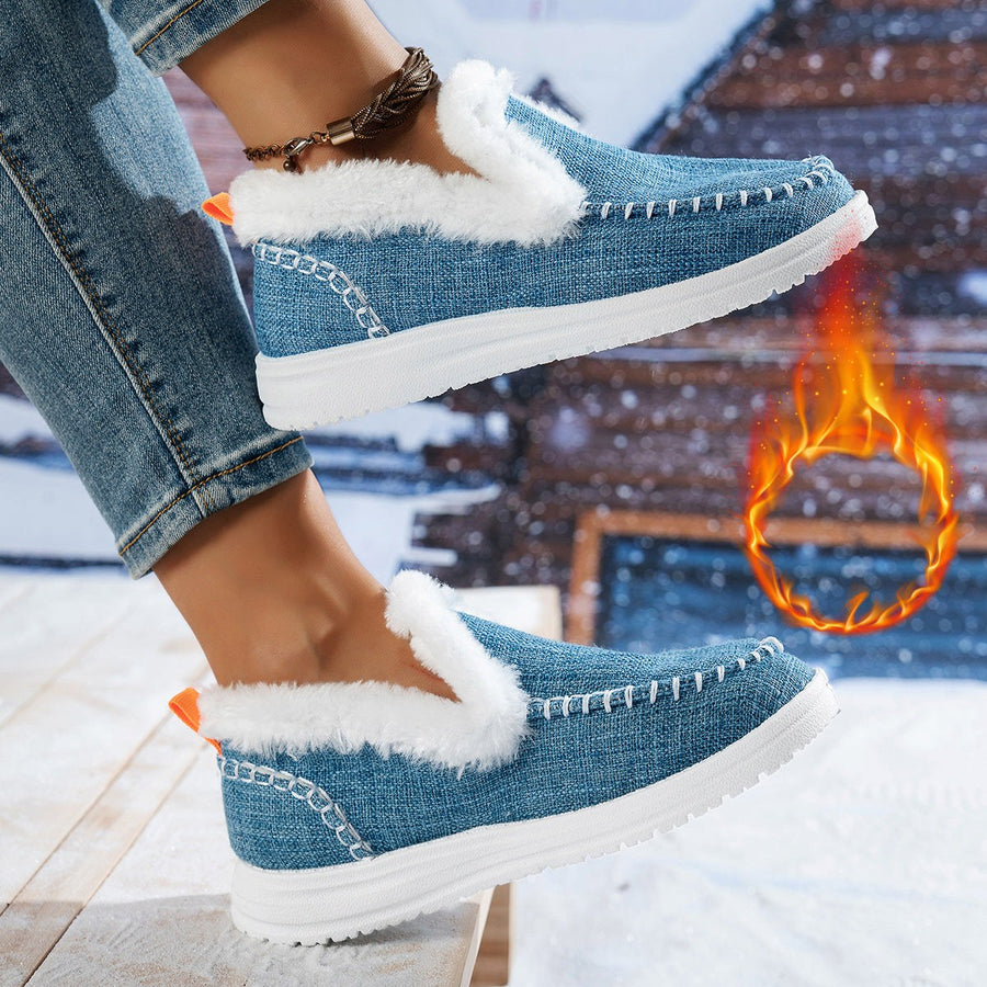 Avery Comfortable Sneakers in Sky Blue