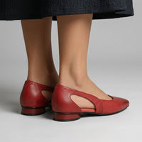 Avery D'Orsay Flat in Cabernet