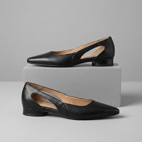 Avery D'Orsay Flat in Charcoal