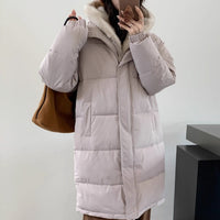 Avery Elegant Parka with Pockets in Grey