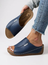 Ayla Platform Slides in Blue