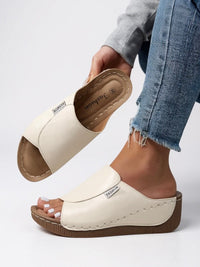 Ayla Platform Slides in White