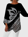 Kerstin | Women's Relaxed Butterfly Print Tunic Top