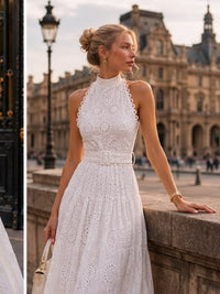 Zara Openwork Embroidery Dress Bloggers Fav