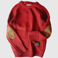 Barnabe | Men's Elbow Patch Knit Sweater