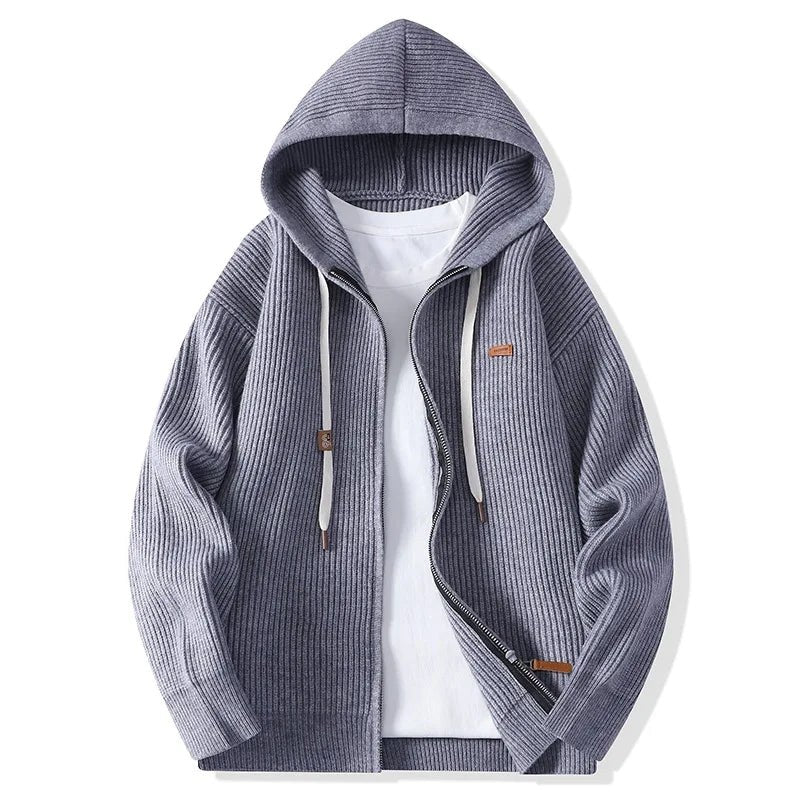 Barron Heavyweight Hoodie in Charcoal