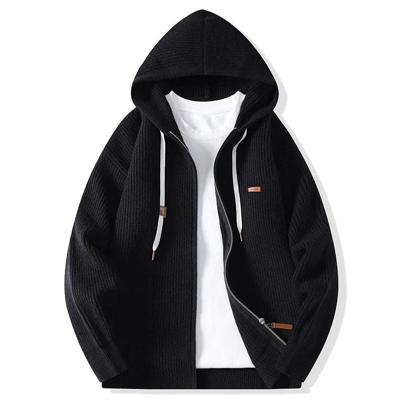 Barron Heavyweight Hoodie in Charcoal