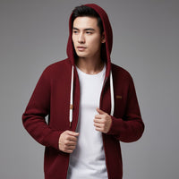 Barron Heavyweight Hoodie in Maroon