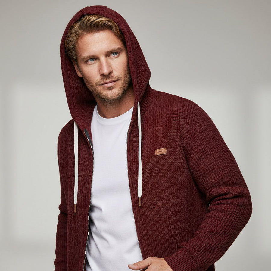 Barron Heavyweight Hoodie in Slate Gray