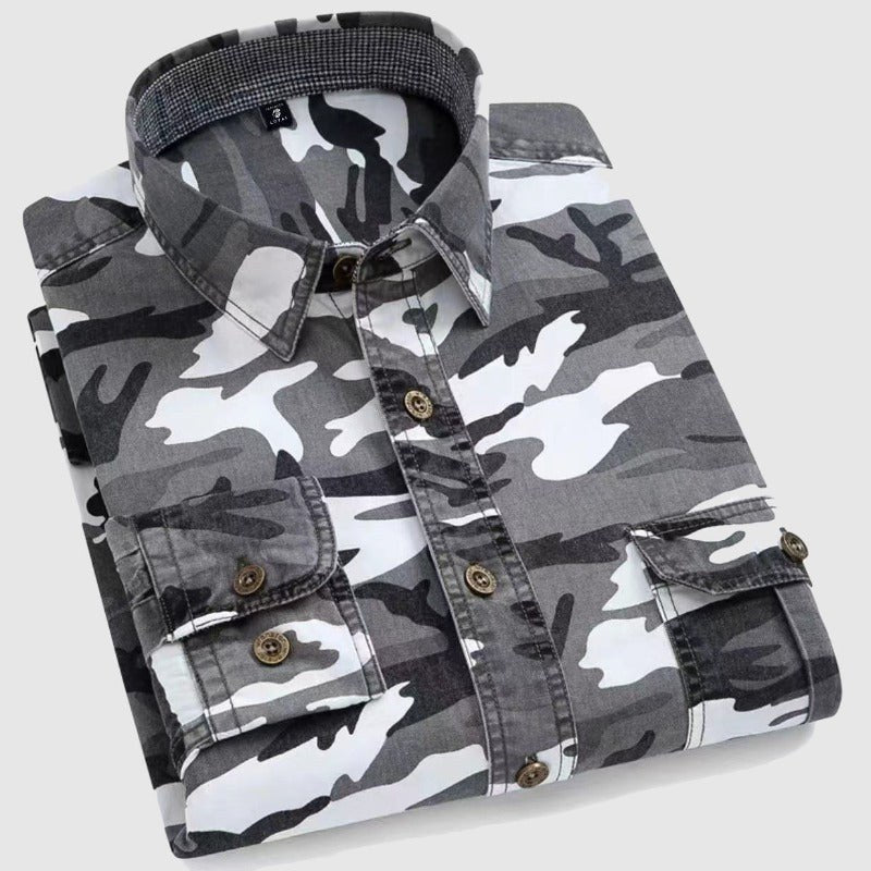 Bastiaan Shirt in Grey